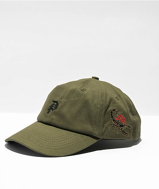 Primitive Scorpio Olive Strapback Hat
