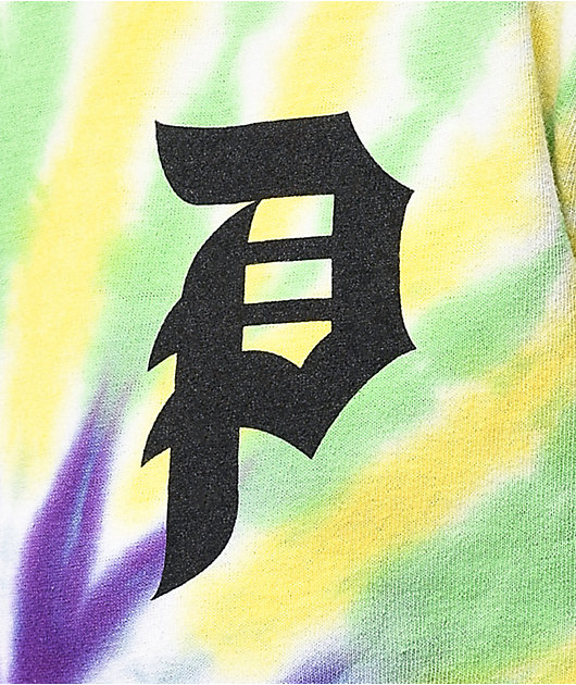 Primitive Shatter Rainbow Tie Dye T-Shirt