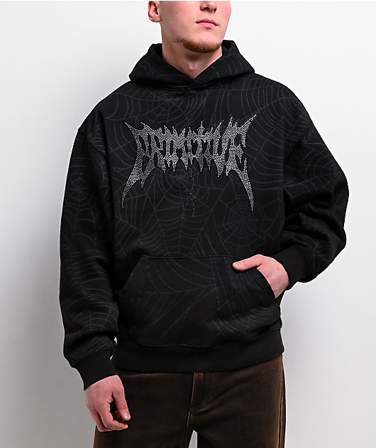 Primitive Spin Heavyweight Black Hoodie | Zumiez