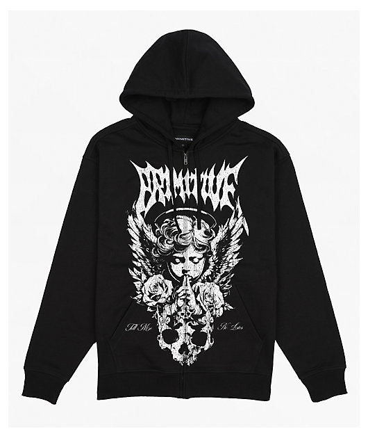 Primitive Thinker Black Zip Hoodie