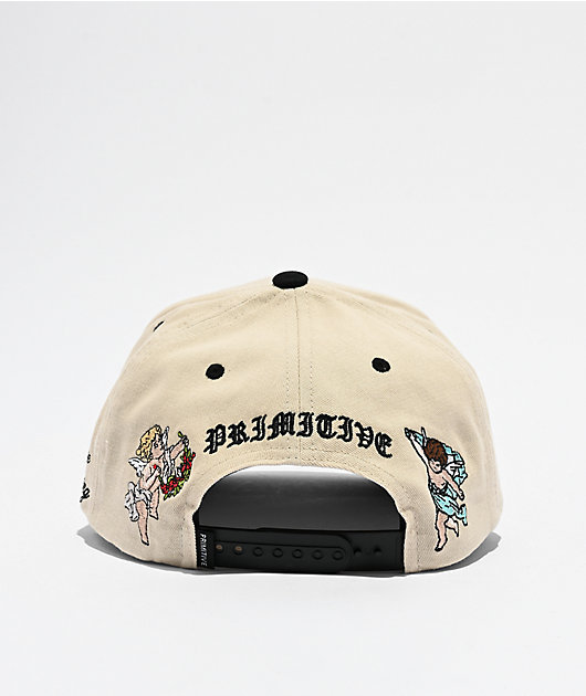 Primitive Triumph A Frame Cream & Black Snapback Hat