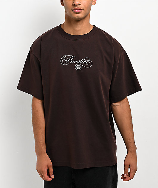 Primitive Veil Brown Heavyweight T-Shirt