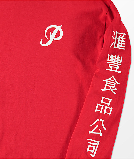 Primitive X Huy Fong Red Long Sleeve T-Shirt