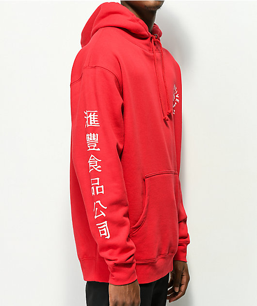 Primitive X Huy Fong Rooster Red Hoodie