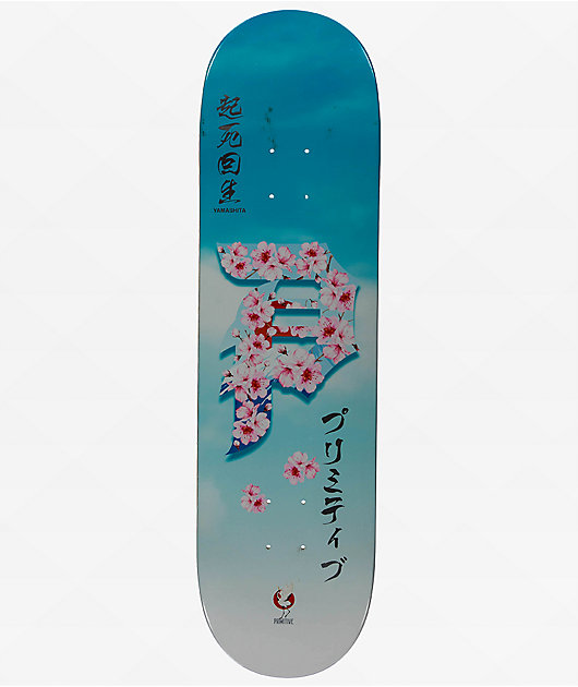 Primitive Yamashita Rising Dirty P 8.5" Skateboard Deck