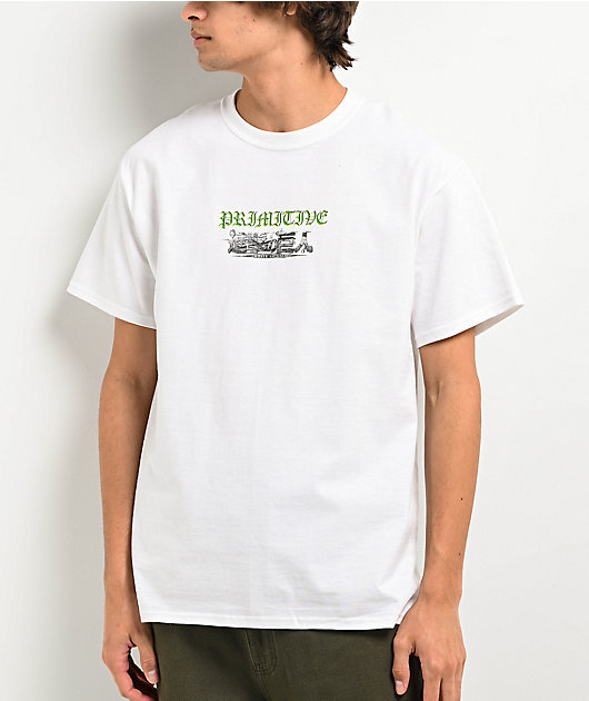 Tシャツ Primitive x Attack On Titan Scout White T-Shirt | Zumiez