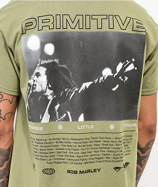 Primitive x Bob Marley Rising Sun Brown T-Shirt