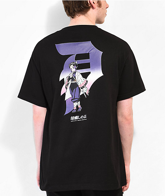 Primitive x Demon Slayer Shinobu Dirty P Black T-Shirt | Zumiez