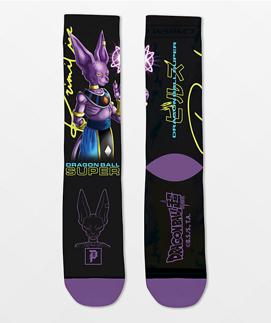 Primitive x Dragon Ball Super Beerus Orb Crew Socks