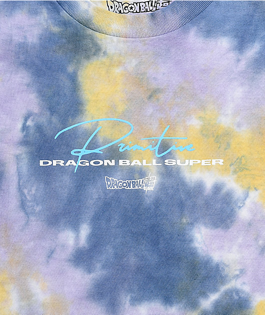 Primitive x Dragon Ball Super Beerus Orb Purple Tie Dye T-Shirt