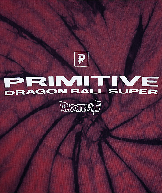 Primitive x Dragon Ball Super Goku & Jiren Coral Tie Dye T-Shirt