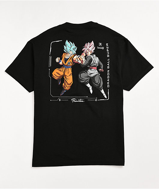 Primitive x Dragon Ball Super Goku Black Rose Versus T-Shirt