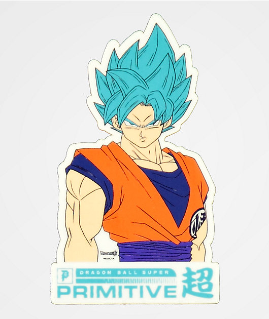 Primitive x Dragon Ball Super Goku Sticker