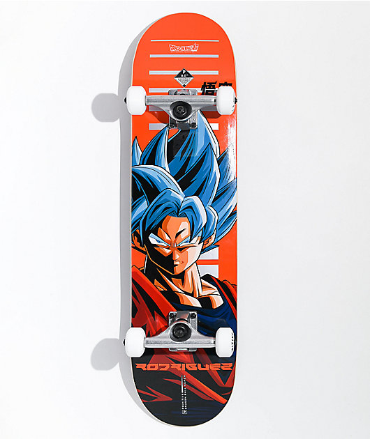 Menda City Subjectief Afleiding Primitive x Dragon Ball Super Rodriguez Goku 8.0" Skateboard Complete