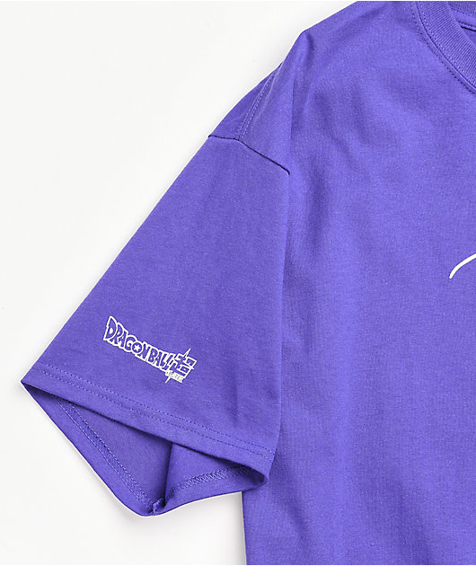 Primitive x Dragon Ball Super Shadow Beerus camiseta morada