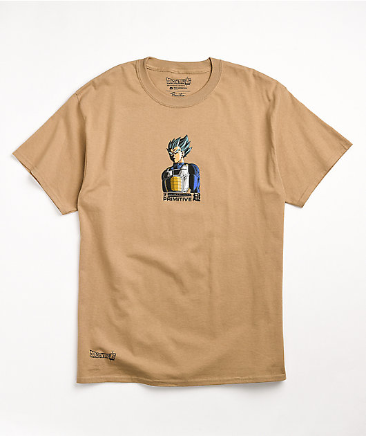 Primitive x Dragon Ball Super Shadow Vegeta Natural T-Shirt