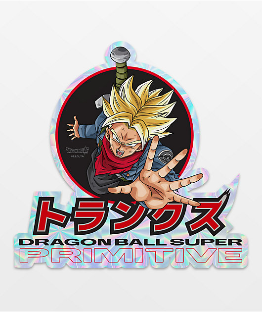 Primitive x Dragon Ball Super Trunks Phases Sticker
