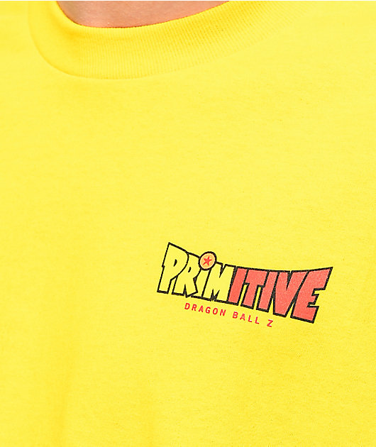 Primitive x Dragon Ball Z Circle Yellow T-Shirt
