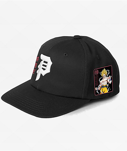Primitive x Dragon Ball Z Goku Black Snapback Hat Zumiez