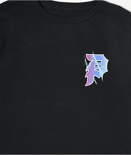 Primitive x Dragon Ball Z Kids Vegeta Levels Black T-Shirt | Zumiez