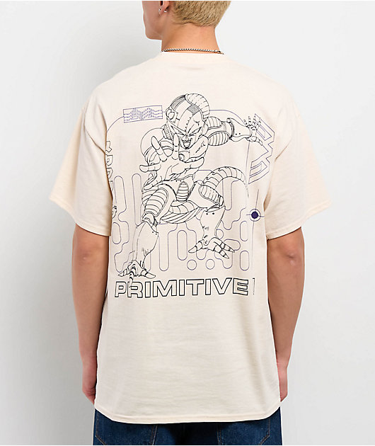 Primitive x Dragon Ball Z Mecha Frieza Natural T-Shirt | Zumiez
