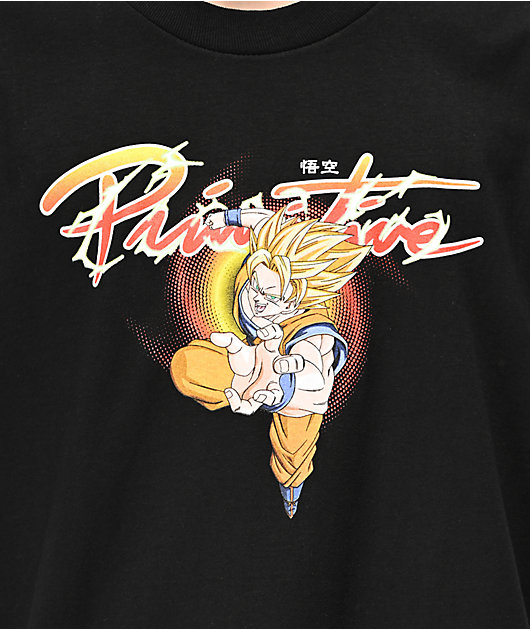 Primitive x Dragon Ball Z Nuevo Goku Black T-Shirt