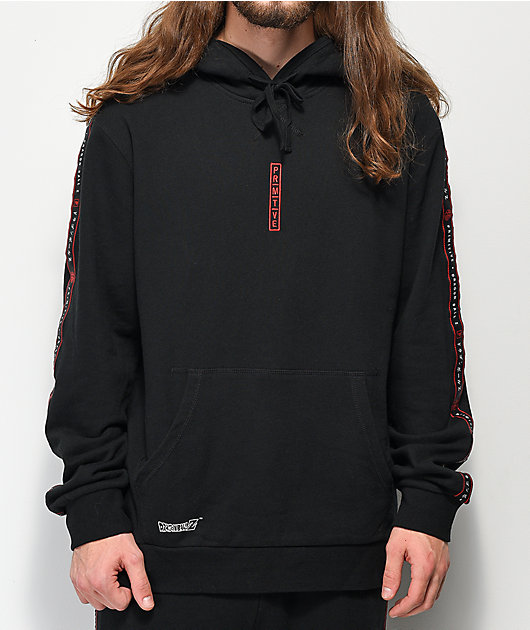 Primitive x Dragon Ball Z Power sudadera negra con capucha