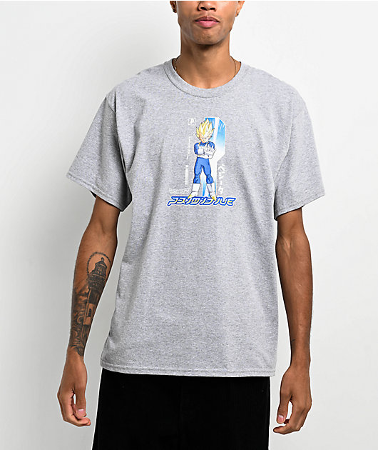 Primitive x Dragon Ball Z Prince Heather Grey T-Shirt