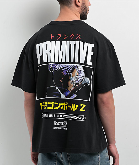 PRIMITIVEXDRAGON BALL SUPER/ゴクウブラックTシャツ Primitive x Dragon Ball Super Goku Black Rose White Long