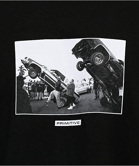 Primitive x Estevan Oriol Bounce Black Boxy T-Shirt | Zumiez