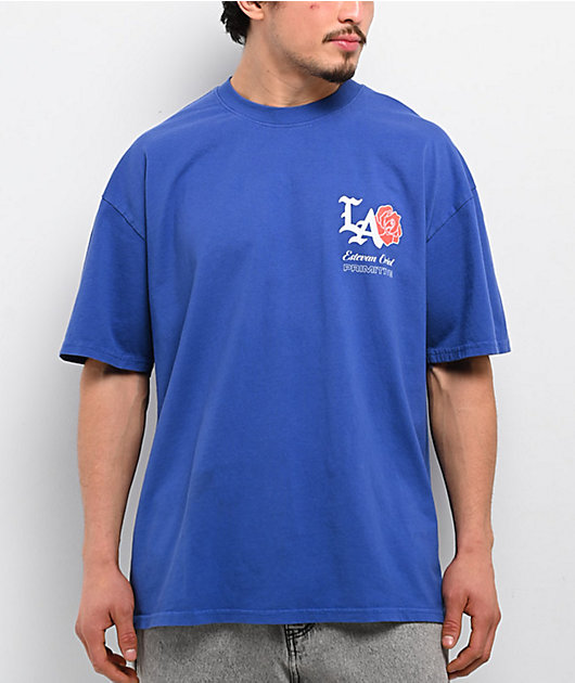 Primitive x Estevan Oriol City Of Angels Blue Boxy T-Shirt