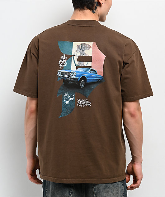 Primitive x Estevan Oriol Dirty P Brown T-Shirt | Zumiez