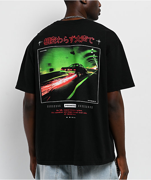 Primitive x Estevan Oriol Scrape Black Boxy T-Shirt | Zumiez