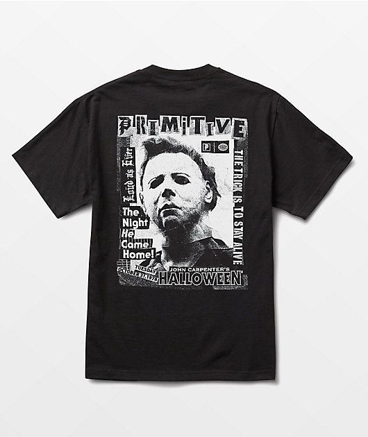 Primitive x Halloween Flyer Black T-Shirt
