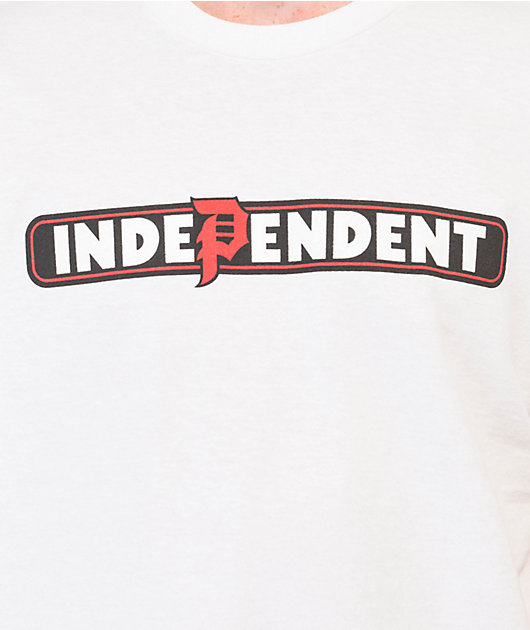 Primitive x Independent Bar camiseta blanca