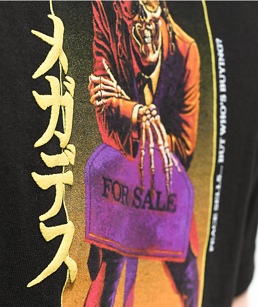 Primitive x Megadeath Peace Black T-Shirt