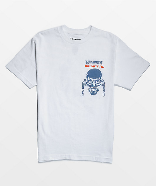 Primitive x Megadeth Chains White T-Shirt