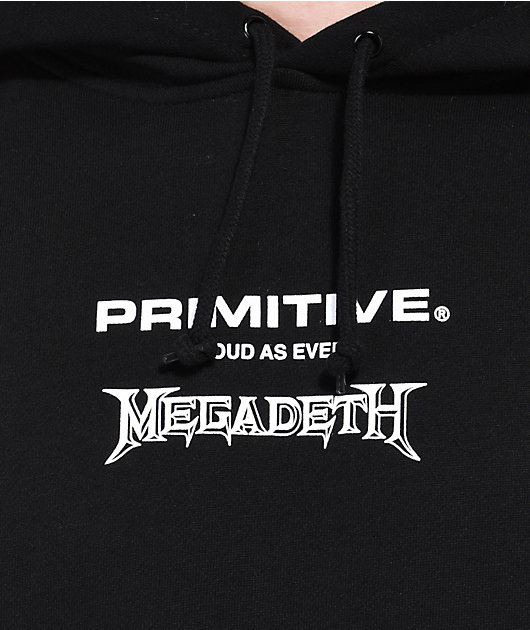Primitive x Megadeth Loud Black Hoodie