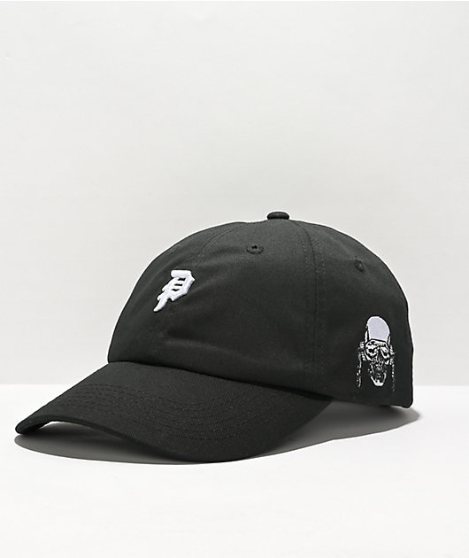 Primitive x Megadeth Vic Dirty P Black Strapback Hat | Zumiez