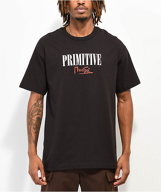 Primitive x Mucha Tragedy Black T-Shirt | Zumiez