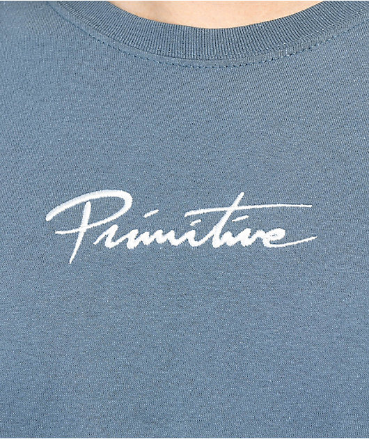 Primitive x My Hero Academia Dirty P Shoto Blue T-Shirt