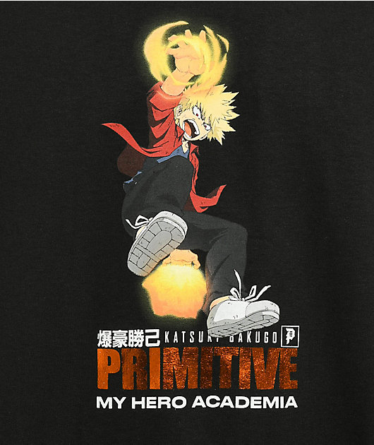 Primitive x My Hero Academia Explosive Seed Black T-Shirt