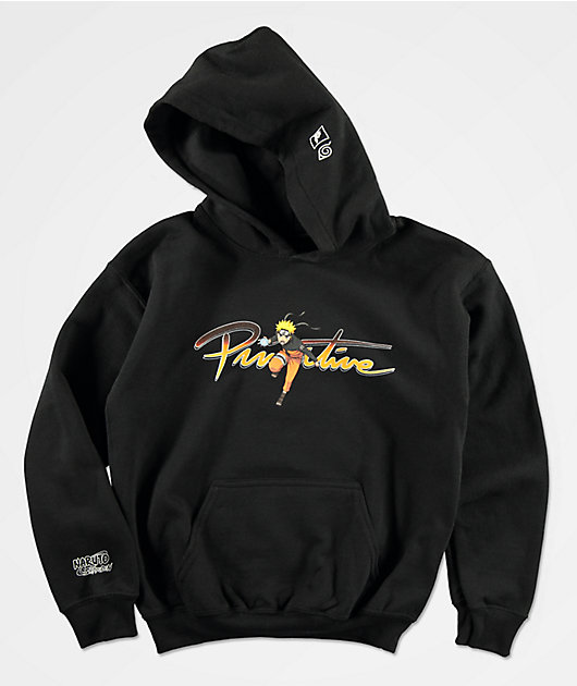 Primitive x Naruto Boys Black Hoodie Zumiez