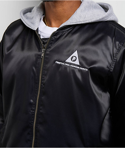 Primitive x Naruto Clones 2fer Black Bomber Jacket
