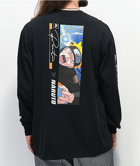Primitive x Naruto Combat Black Long Sleeve T-Shirt