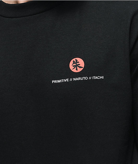 Primitive x Naruto Crows Black Long Sleeve T-Shirt