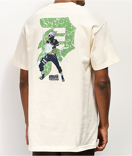 Primitive x Naruto Kakashi Dirty P Cream T-Shirt | Zumiez