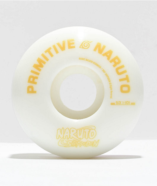Primitive x Naruto Nine Tails 53mm 99a Red Skateboard Wheels