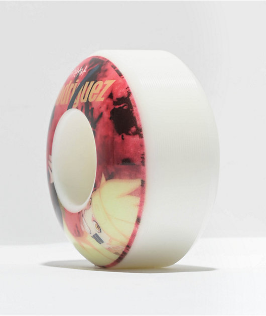 Primitive x Naruto Nine Tails 53mm 99a Red Skateboard Wheels
