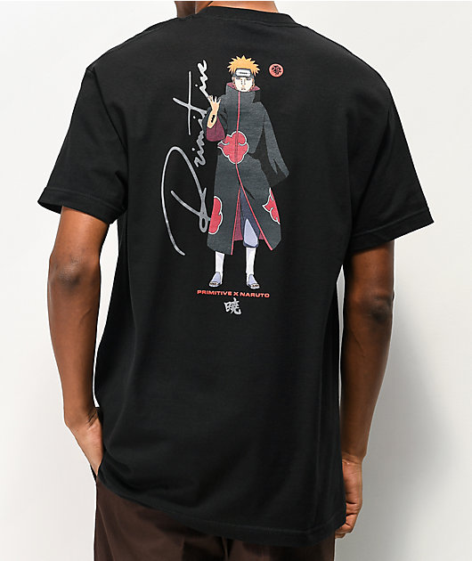 Primitive x Naruto Pain Black T-Shirt